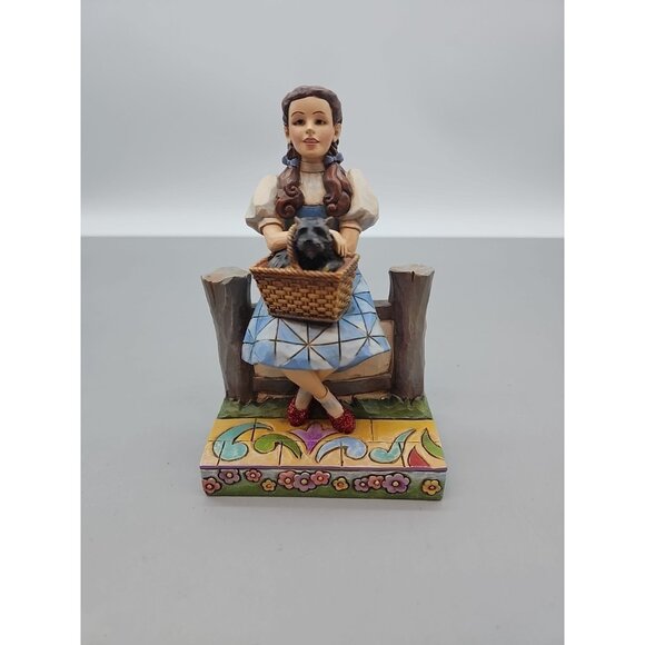JIM SHORE WIZARD OF OZ DOROTHY TOTO I KEEP FORGETTING I’M NOT IN KANSAS FIGURINE